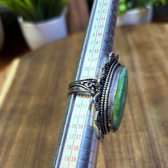 Beautiful Unikite 925 ring size 7 - Picture 2 of 7